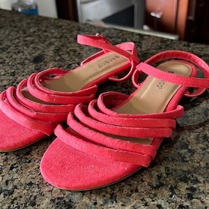 Red sandals